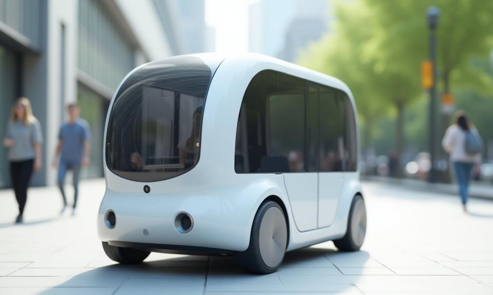 Autonomous Urban Mobility Pod designed for future cities