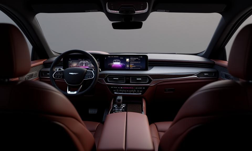 Luxury SUV Interior Redesign with premium materials
